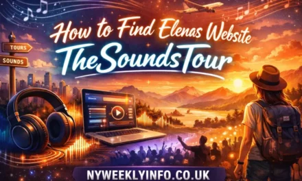 How to Access and Use Elena’s Website TheSoundsTour