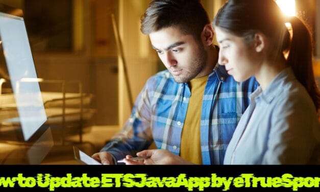 How to Update ETSJavaApp by eTrueSports