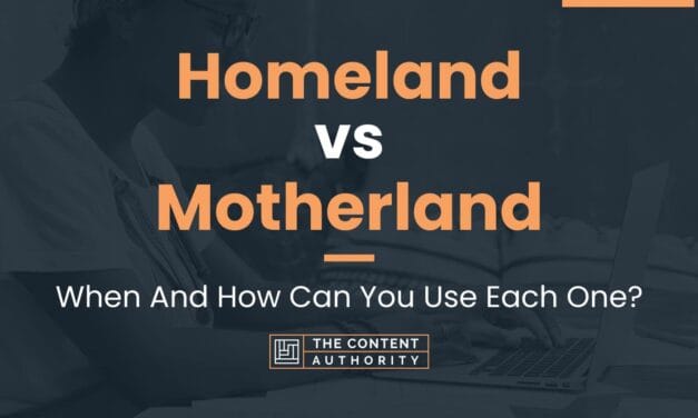 Homeland & Motherland: Meaning, Identity