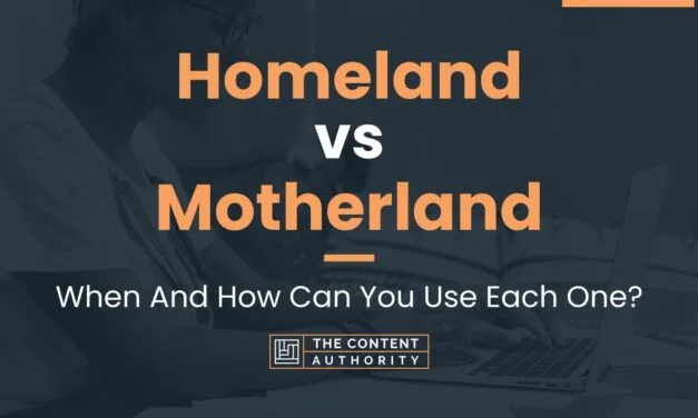 Homeland & Motherland: Meaning, Identity
